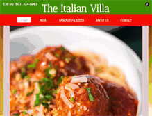 Tablet Screenshot of italianvillaonline.com